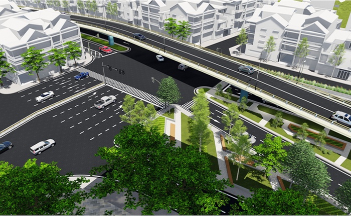 Hà Nội: Cấp phép xây dựng cầu vượt tại nút giao An Dương - Thanh Niên