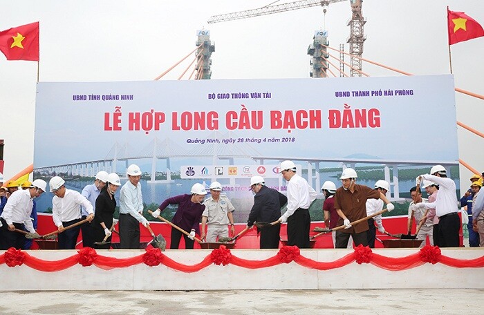 Chủ tịch Quốc hội dự lễ hợp long cầu Bạch Đằng hơn 7.000 tỷ nối Quảng Ninh - Hải Phòng
