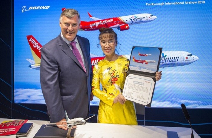 Vietjet Air chi gần 13 tỷ USD mua thêm 100 máy bay Boeing