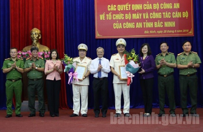 Sau sáp nhập Cảnh sát PCCC, Bắc Ninh bổ nhiệm 2 Phó giám đốc Công an tỉnh