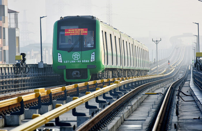 Đường sắt Cát Linh - Hà Đông hoàn thành khối lượng xây dựng