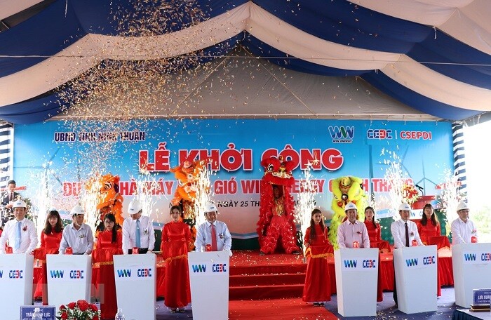 Ninh Thuận: Khởi công nhà máy điện gió thứ 4 có tổng mức đầu tư 1.700 tỷ