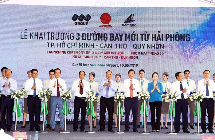 Thủ tướng cắt băng khai trương 3 đường bay mới của Bamboo Airways