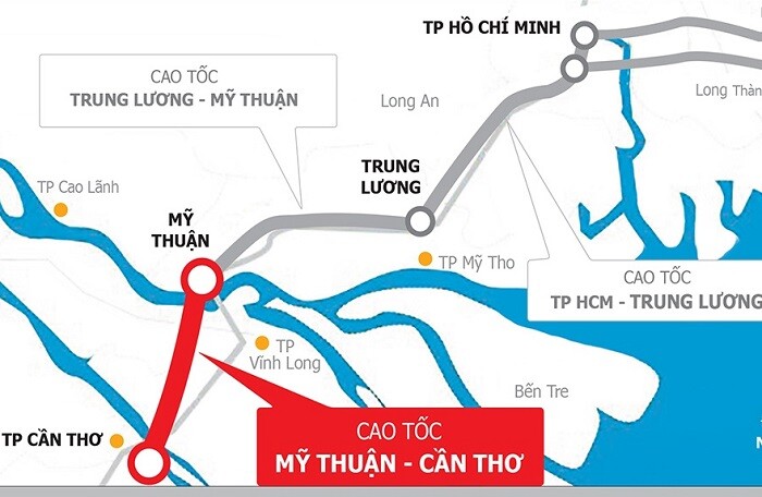 Cao tốc Mỹ Thuận - Cần Thơ 4.820 tỷ sẽ được khởi công vào ngày 4/1/2021