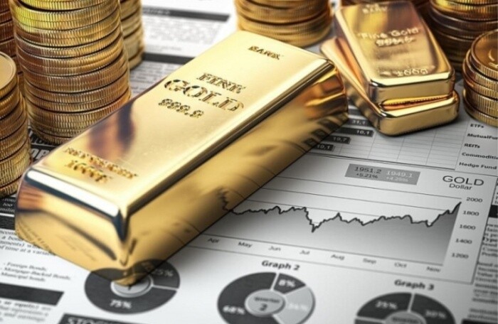 Giá vàng thế giới liên tục giảm, trong nước tăng mạnh áp sát mốc 70 triệu/lượng