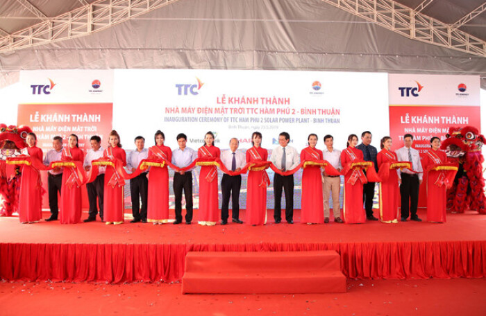 Khánh thành nhà máy điện mặt trời TTC - Hàm Phú 2 trị giá hơn 1.017 tỷ đồng tại Bình Thuận