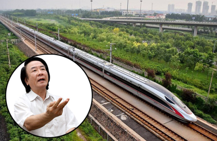 TS Nguyễn Xuân Thủy: 'Nên kết hợp 2 phương án làm đường sắt cao tốc Bắc - Nam của Bộ GTVT và Bộ KH-ĐT'