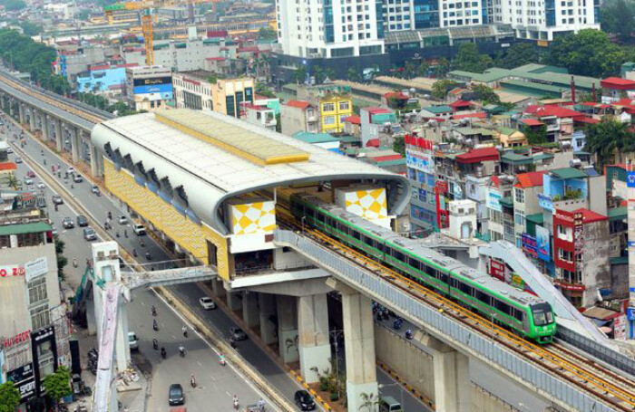Tàu tuyến Nhổn - ga Hà Nội sẽ chạy với tốc độ 35 km/h