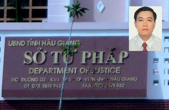 Sau khiển trách, Phó Giám đốc Sở Tư pháp Hậu Giang Nguyễn Thành Nhơn tiếp tục bị cảnh cáo