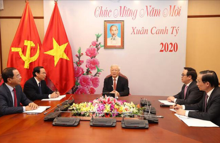 Tổng Bí thư, Chủ tịch nước Nguyễn Phú Trọng điện đàm với Tổng Bí thư, Chủ tịch nước Trung Quốc Tập Cận Bình