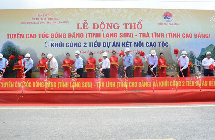 Động thổ tuyến cao tốc Đồng Đăng - Trà Lĩnh gần 21.000 tỷ đồng