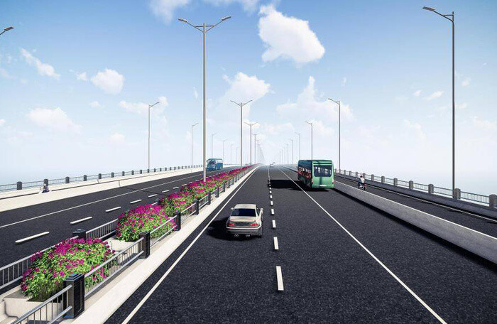 Lộ diện hình ảnh thiết kế cầu Vĩnh Tuy 2 hơn 2.500 tỷ đồng