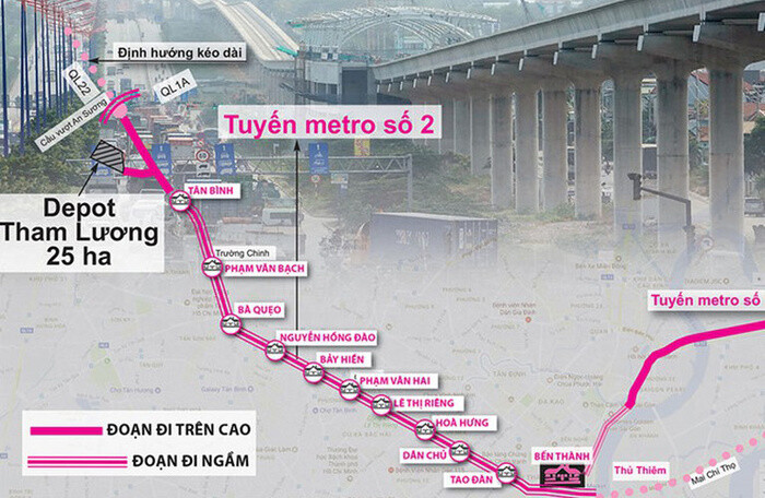 Vay 1 tỷ USD làm tuyến metro số 2 Bến Thành - Tham Lương