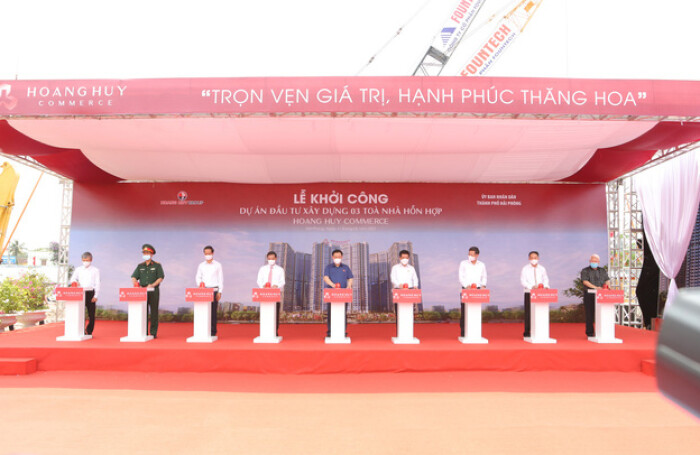 TCH khởi công dự án Hoàng Huy Commerce gần 5.000 tỷ tại Hải Phòng