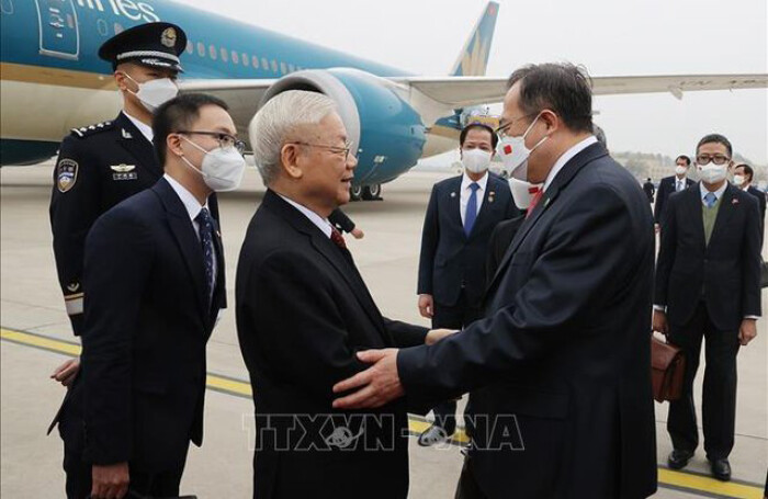 Tổng Bí thư Nguyễn Phú Trọng đến Bắc Kinh, 2 nước sẽ ký nhiều văn kiện quan trọng