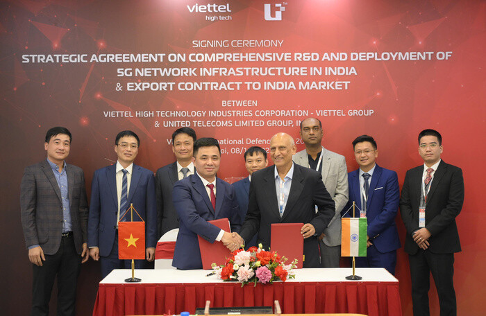 Viettel lần đầu tiên xuất khẩu thiết bị viễn thông 5G sang Ấn Độ