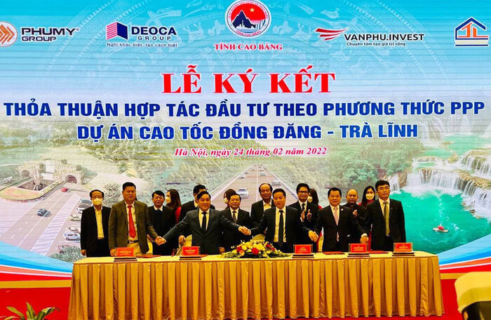 Đèo Cả, Văn Phú - Invest, Phú Mỹ, Thành Lợi 'bắt tay' làm cao tốc Đồng Đăng - Trà Lĩnh hơn 13.100 tỷ
