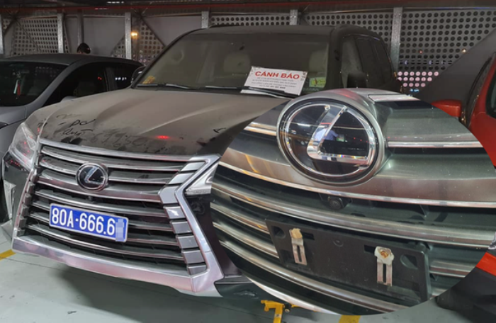 Tháo biển xanh 80A xe Lexus ‘bỏ lại’ ở Tân Sơn Nhất, hé lộ tình tiết bất ngờ