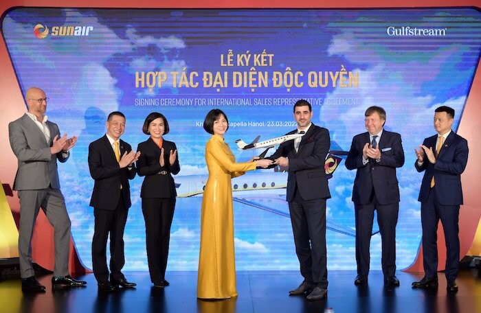 Sun Air trở thành đại diện độc quyền thương hiệu máy bay Gulfstream tại Việt Nam