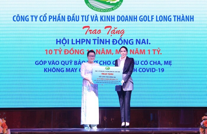 Golf Long Thành tài trợ 10 tỷ đồng cho chương trình 'Mẹ đỡ đầu' ở Đồng Nai
