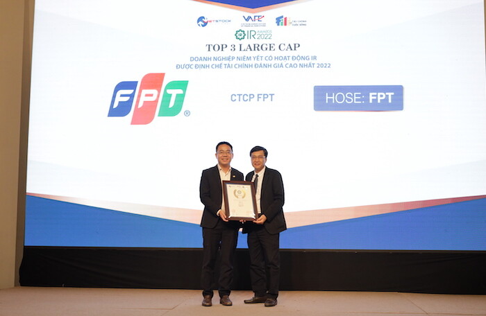 FPT được ‘xướng tên’ ở hai hạng mục top 3 của IR Awards