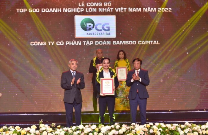 Bamboo Capital 6 năm liên tiếp góp mặt trong top 500 doanh nghiệp lớn nhất Việt Nam