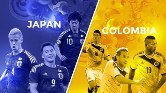 Xem trực tiếp trận Colombia và Nhật Bản: Mãnh hổ đấu với niềm hi vọng châu Á