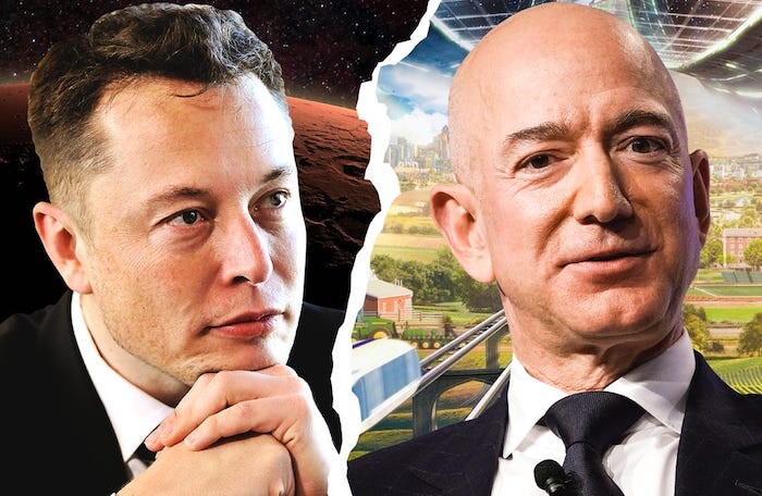 Elon Musk lại mất danh hiệu người giàu nhất thế giới về tay Jeff Bezos