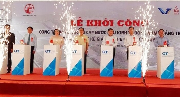 Quảng Trị: Khởi công dự án cấp nước Khu kinh tế Đông Nam trên 980 tỷ đồng