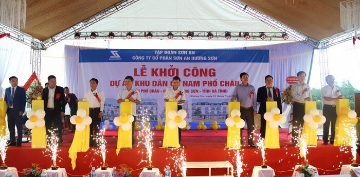Tập đoàn Sơn An khởi công dự án khu đô thị gần 300 tỷ đồng tại Hà Tĩnh