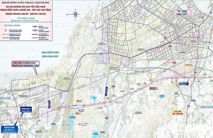Dự án cao tốc Bắc - Nam: Nghệ An, Hà Tĩnh sẽ được bố trí nguồn vốn trong tháng 1/2020