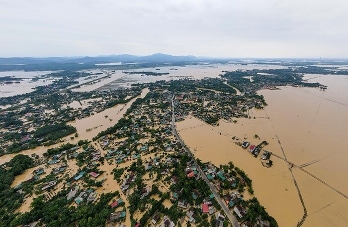 Sau xả lũ, Hà Tĩnh vẫn còn trên 5.800 hộ dân bị ngập