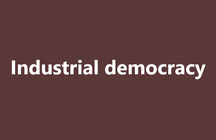 Dân chủ công nghiệp là gì?
