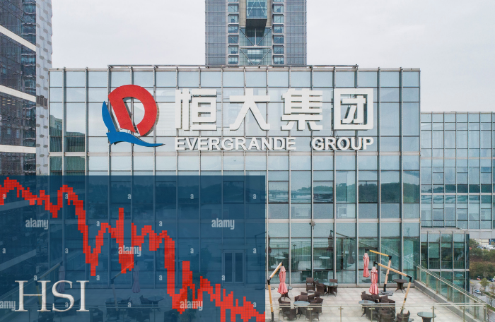 Vừa tái xây dựng 63 dự án, Evergrande bị loại khỏi Chỉ số doanh nghiệp Trung Quốc Hang Seng