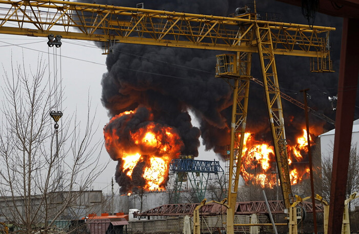 Nga cháy kho trữ dầu lớn gần biên giới, nghi do Ukraine không kích