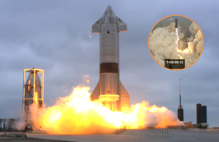'Siêu tên lửa' Starship của SpaceX phát nổ ngay sau khi cất cánh lần đầu