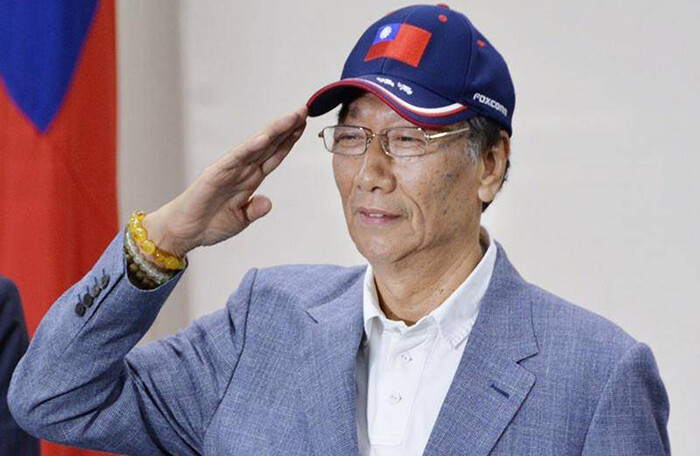 Nhà sáng lập Foxconn Terry Gou: Nguyện ‘hy sinh tài sản để đổi lấy hòa bình cho Đài Loan’