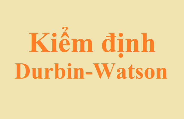 Kiểm định Durbin-Watson là gì?