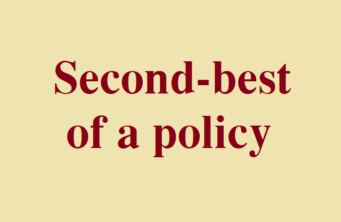 Tính tối ưu thứ hai của một chính sách là gì?