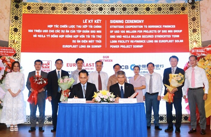 Sao Mai Group ký kết hợp đồng hợp vốn tài trợ phát triển năng lượng sạch
