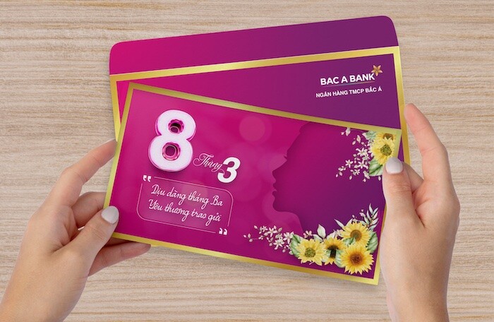 Món quà đặc biệt BAC A BANK dành tặng khách hàng nữ nhân ngày 8/3