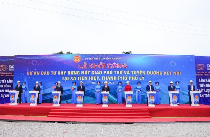 Hà Nam: Khởi công dự án nút giao Phú Thứ và tuyến đường kết nối