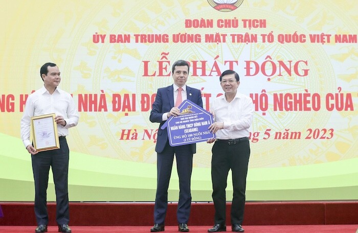 SeABank ủng hộ 100 nhà đại đoàn kết cho hộ nghèo tỉnh Điện Biên
