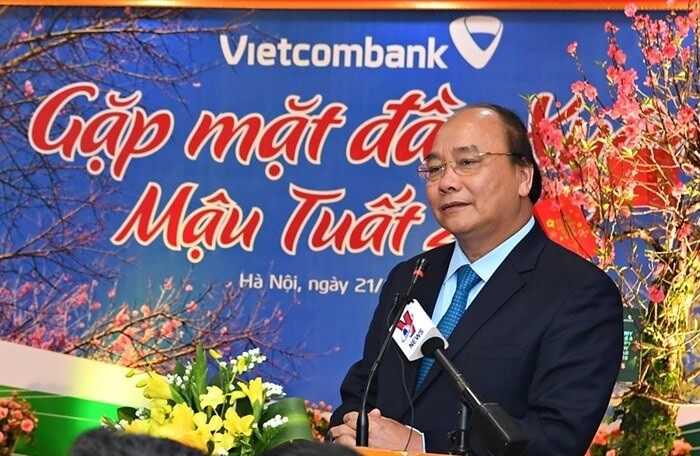 Thủ tướng: Tầm nhìn của Vietcombank là cạnh tranh với khu vực và quốc tế
