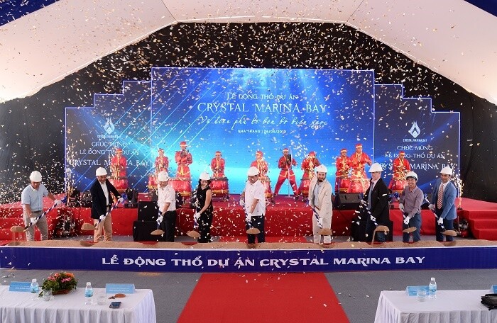 Tập đoàn Crystal Bay chính thức động thổ Tổ hợp giải trí-nghỉ dưỡng biển quốc tế Crystal Marina Bay tại Bắc Nha Trang