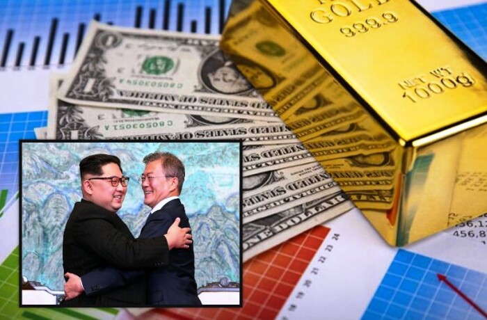 Giá vàng lao dốc không phanh khi bán đảo Triều Tiên bớt nóng