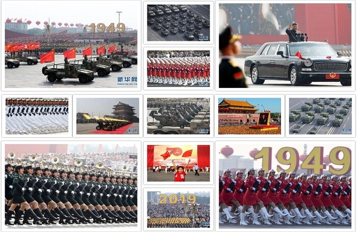 Toàn cảnh lễ duyệt binh kỷ niệm 70 năm Quốc khánh Trung Quốc