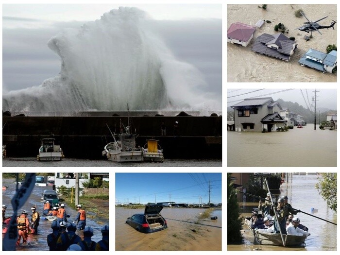 Bão Habigis tàn phá Nhật Bản: Hơn 200 người thương vong, 5.500 ngôi nhà chìm trong biển nước
