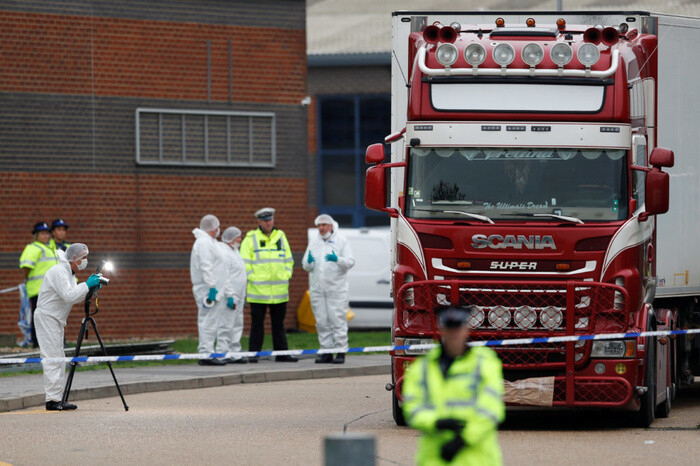 39 người chết trong xe container: Chưa xác định được quốc tịch