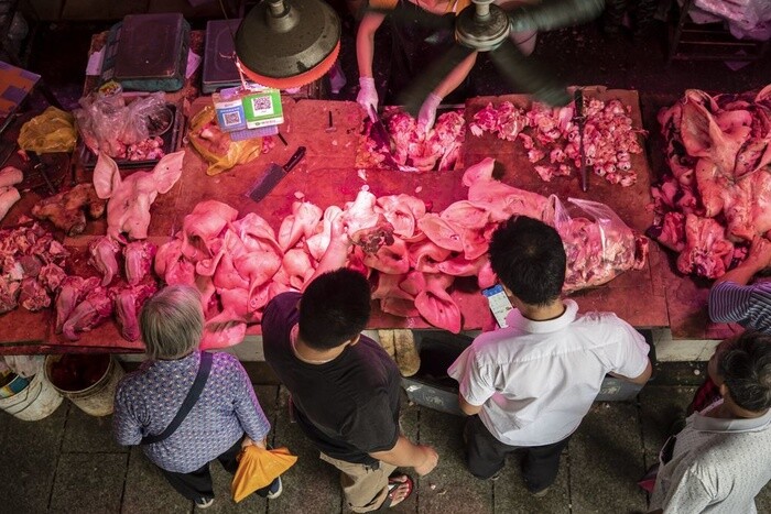 Trung Quốc: Giá thịt lợn tăng hơn 101%, lạm phát cao nhất 8 năm